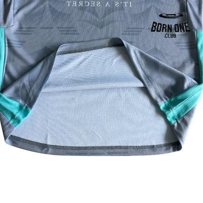 Camiseta Trapstar Football Grey & Sea Blue