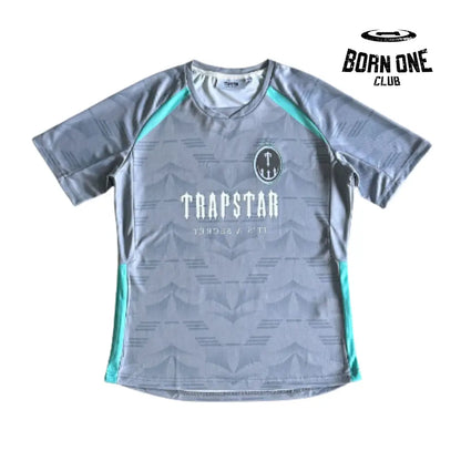 Camiseta Trapstar Football Grey & Sea Blue P