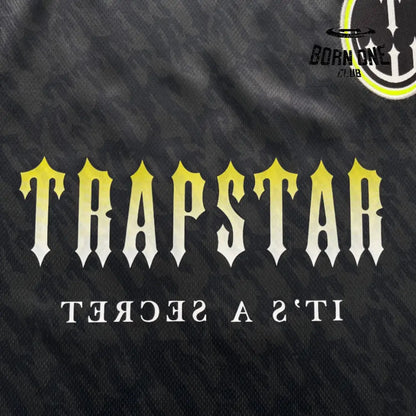 Camiseta Trapstar Football Jersey Black Lime