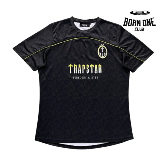 Camiseta Trapstar Football Jersey Black Lime P