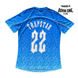 Camiseta Trapstar Football Jersey Sea Blue