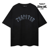 Camiseta Trapstar Global Ties Pequeno (P) / Preto