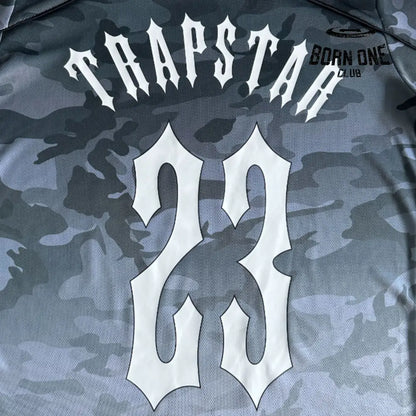 Camiseta Trapstar Irongate Football Jersey Black Camo