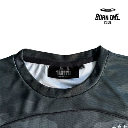 Camiseta Trapstar Irongate Football Jersey Black Camo