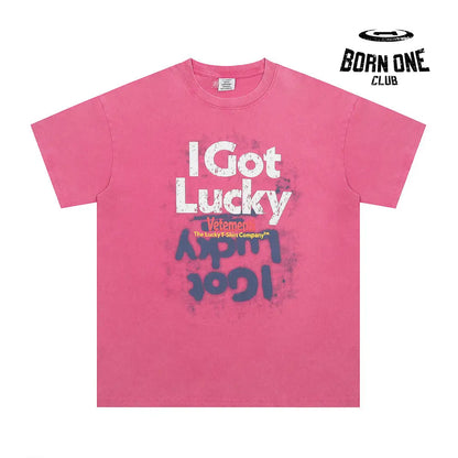 Camiseta Vetements ’I got lucky’