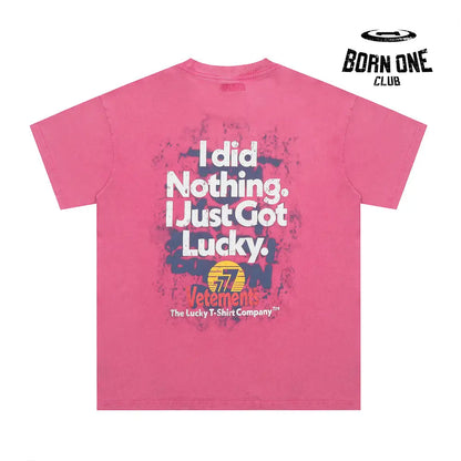 Camiseta Vetements ’I got lucky’