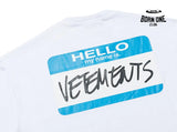 Camiseta Vetements ’My Name Is Vetements’