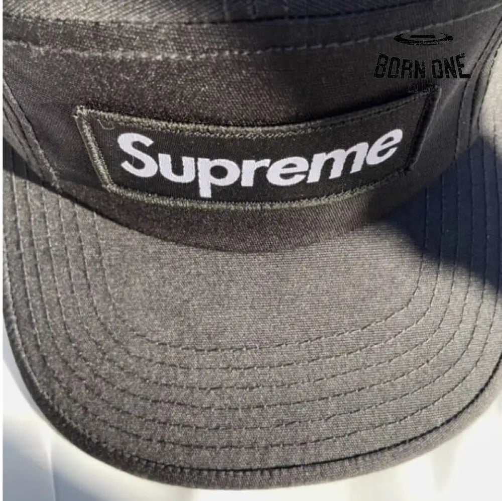 Cap Supreme Military Camp Black Boné