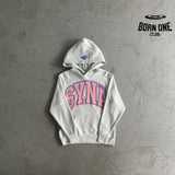 Conjunto Syna World College Logo Cinza/Rosa