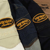 Jaqueta Supreme x Vanson Leathers Cordura Denim