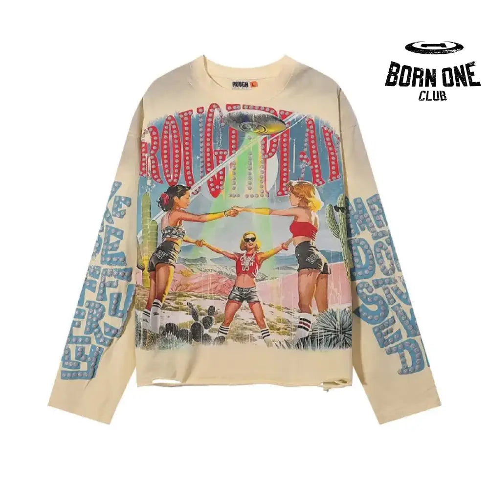Rough Play Camiseta Manga Longa