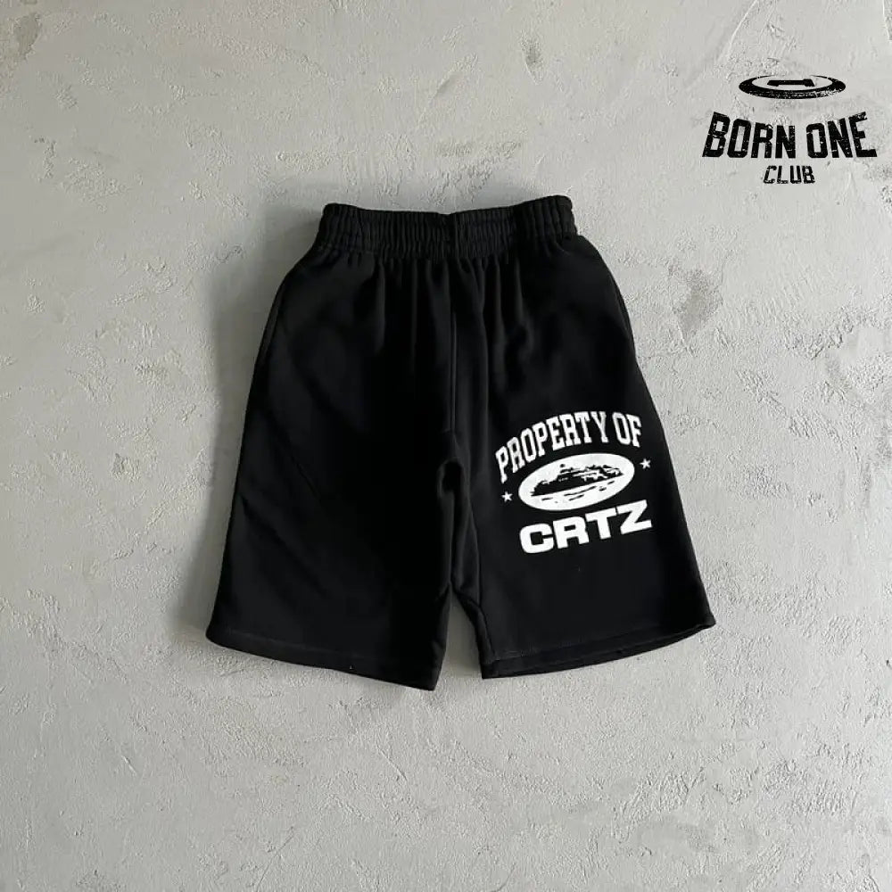 Conjunto Corteiz Shorts Preto
