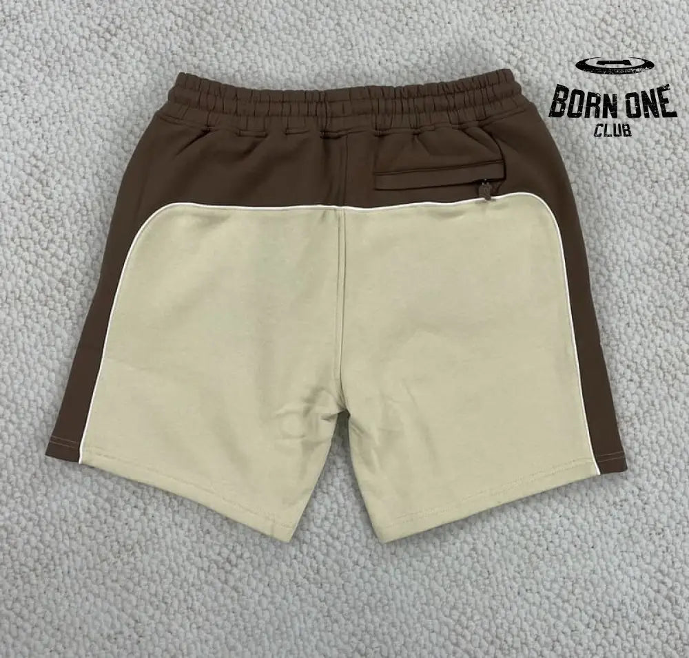 Conjunto Synaworld Pipe Hoodie & Shorts Bege