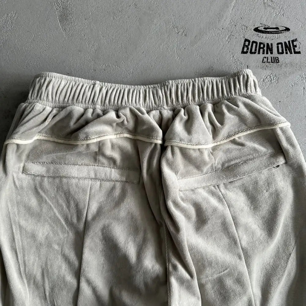 Conjunto Corteiz Veludo Cinza