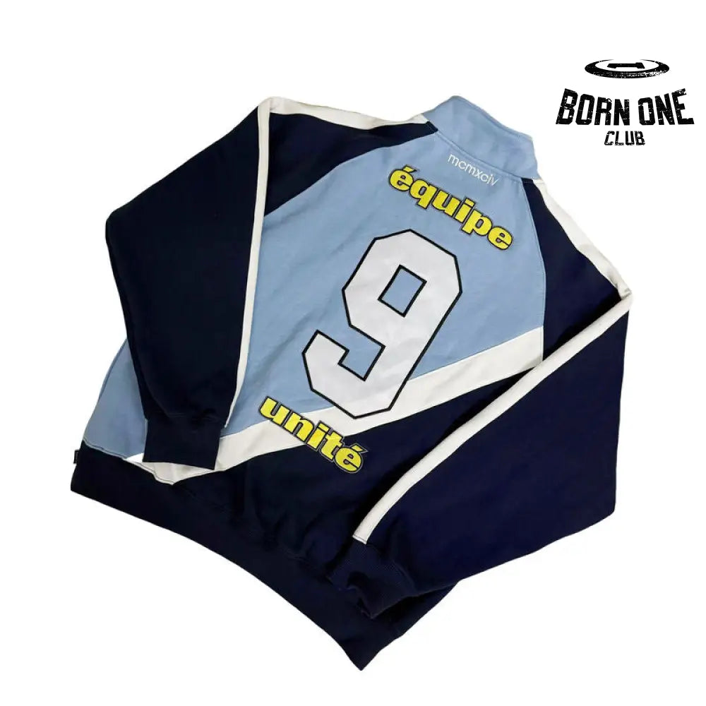 Conjunto Supreme Equipe Half Zip Azul