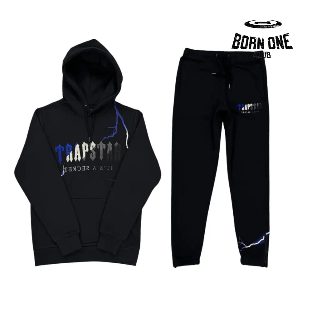 Chenille Decoded Hooded Tracksuit - Lightning Edition Trapstar Tracksuits P