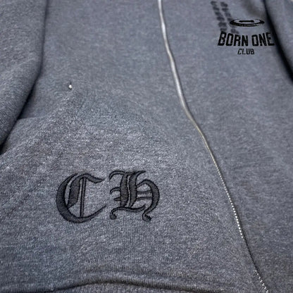 Chrome Heart Banner Hoodie 2 Colors Jaqueta Moletom