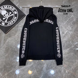 Chrome Heart Banner Hoodie 2 Colors Jaqueta Moletom