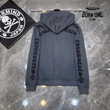 Chrome Heart Banner Hoodie 2 Colors Jaqueta Moletom