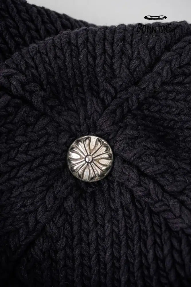 Chrome Heart Cross Beanie in Black Touca One Size