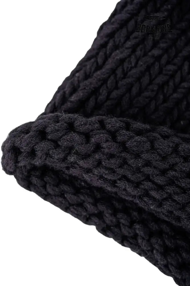 Chrome Heart Cross Beanie in Black Touca One Size