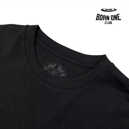 Chrome Heart Horse Shoe Logo Pocket T-Shirt in Camo Black Camiseta