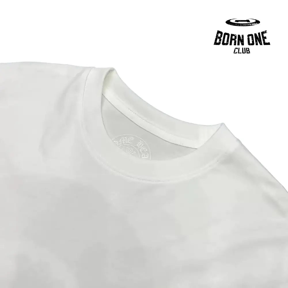 Chrome Heart Horse Shoe Logo Pocket T-Shirt in Camo White