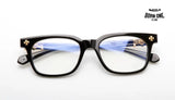 Chrome Hearts Black Gold Glasses Óculos (Alta Qualidade)