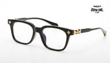 Chrome Hearts Black Gold Glasses Óculos (Alta Qualidade)