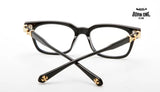 Chrome Hearts Black Gold Glasses Óculos (Alta Qualidade)