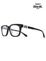 Chrome Hearts Black Silver Glasses Óculos (Alta Qualidade)