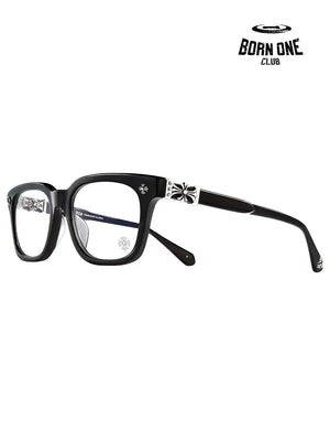 Óculos Chrome Hearts Black Silver