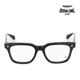 Chrome Hearts Black Silver Glasses Óculos (Alta Qualidade)