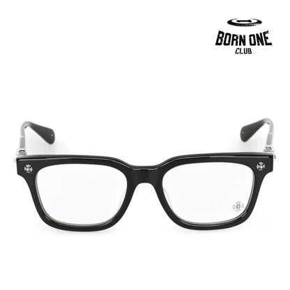 Chrome Hearts Black Silver Glasses Óculos (Alta Qualidade)