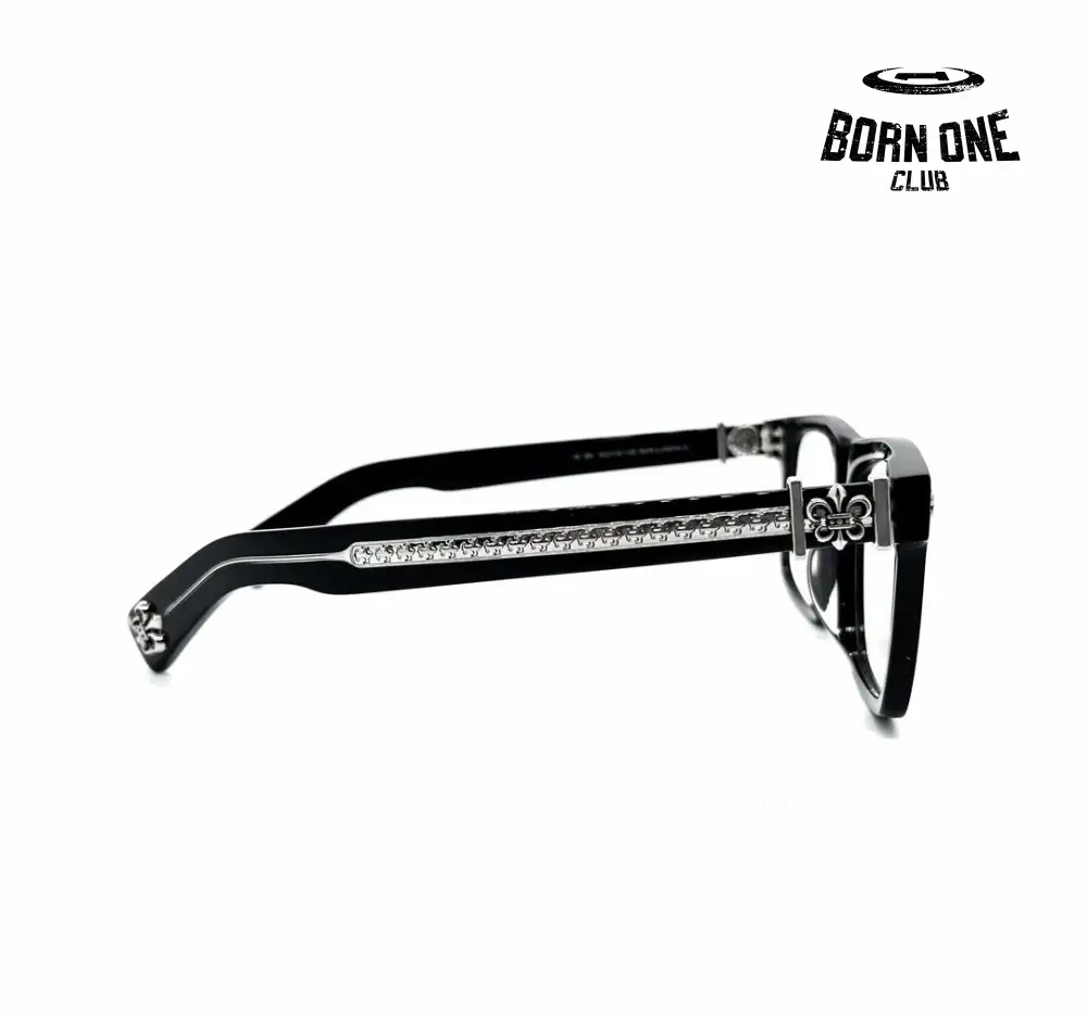 Chrome Hearts Black Silver Óculos