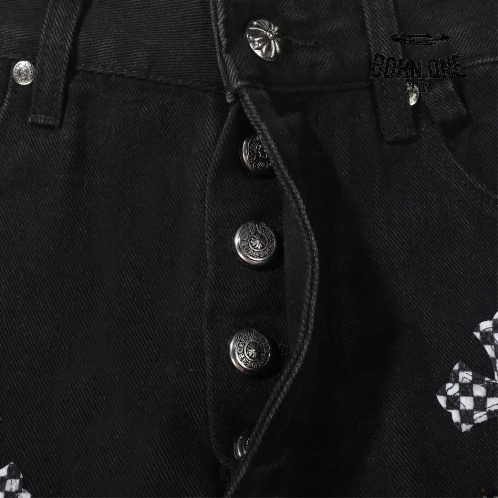 Chrome Hearts Calça Jeans