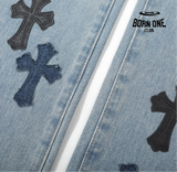 Chrome Hearts Calça Jeans