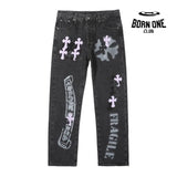Chrome Hearts Calça Jeans