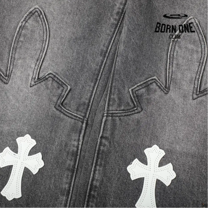 Chrome Hearts Calça Jeans