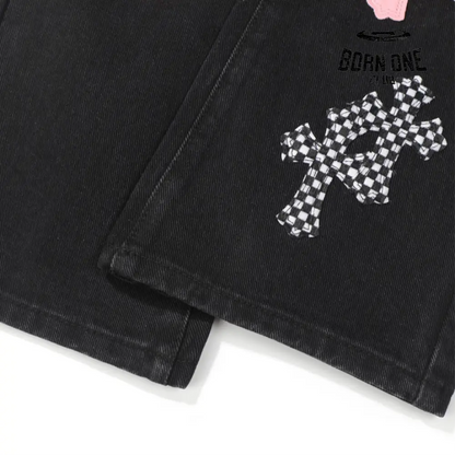 Chrome Hearts Calça Jeans