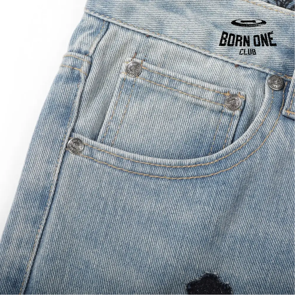 Chrome Hearts Calça Jeans