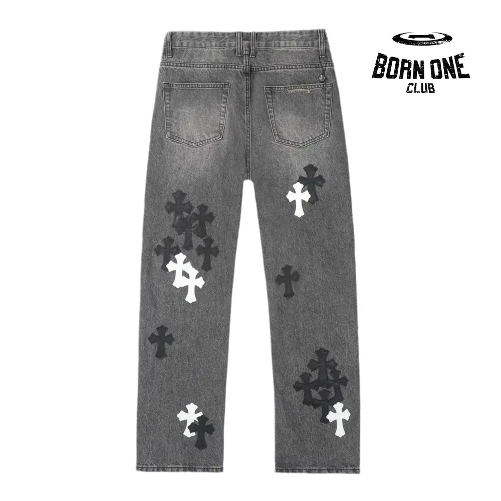 Chrome Hearts Calça Jeans