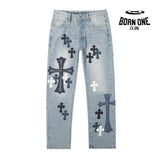 Chrome Hearts Calça Jeans