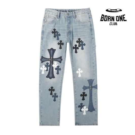 Chrome Hearts Calça Jeans