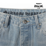 Chrome Hearts Calça Jeans