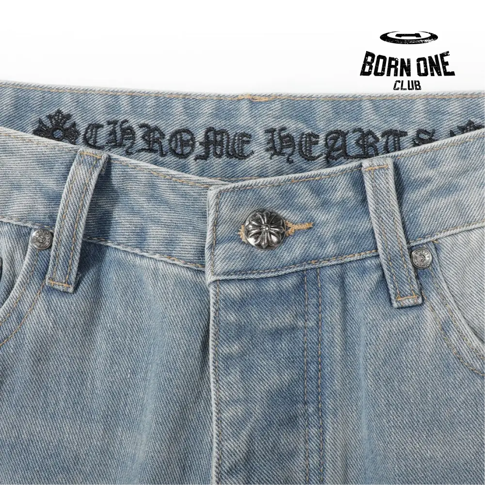 Chrome Hearts Calça Jeans