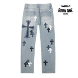 Chrome Hearts Calça Jeans