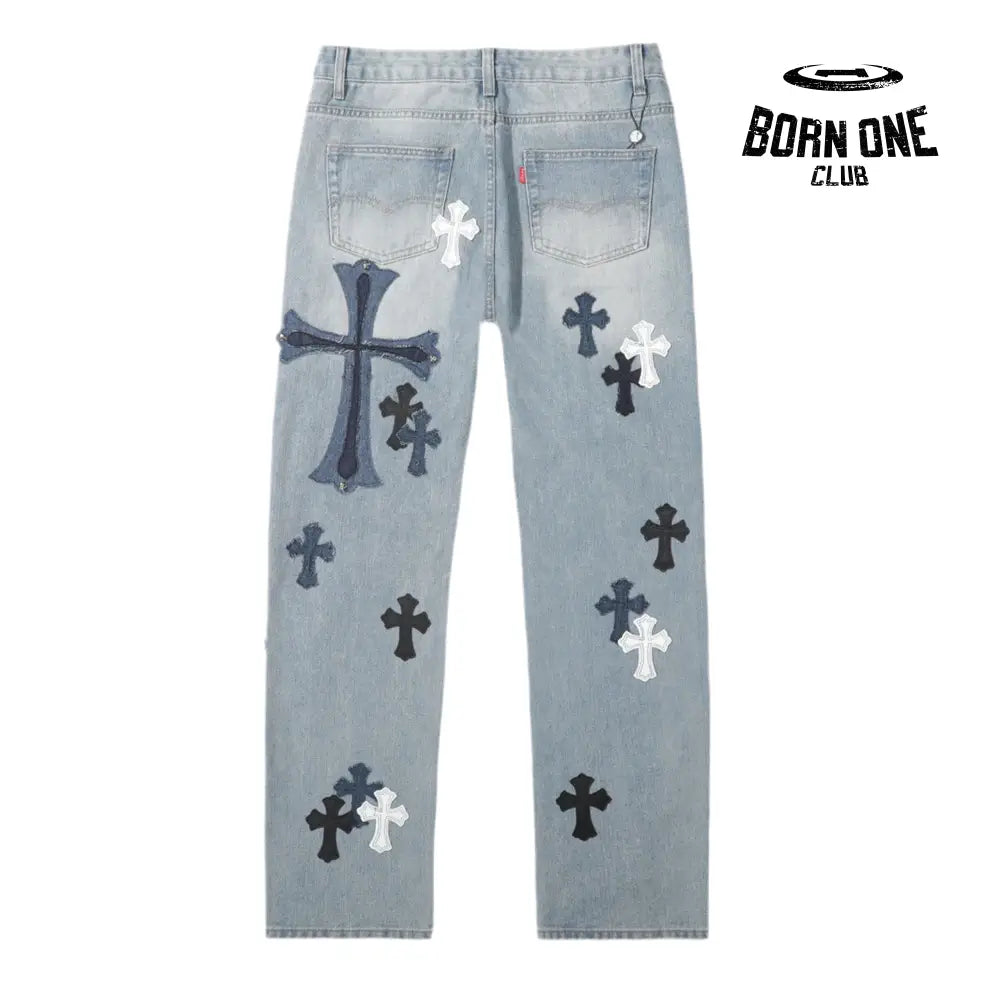 Chrome Hearts Calça Jeans