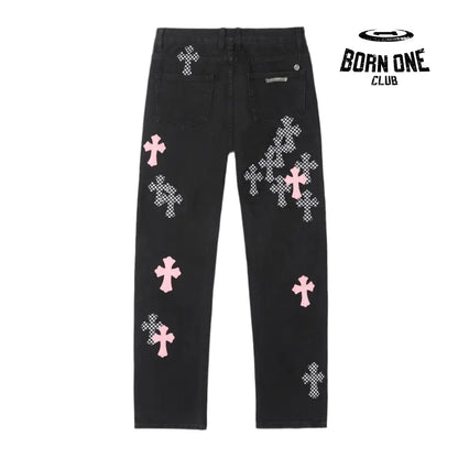 Chrome Hearts Calça Jeans