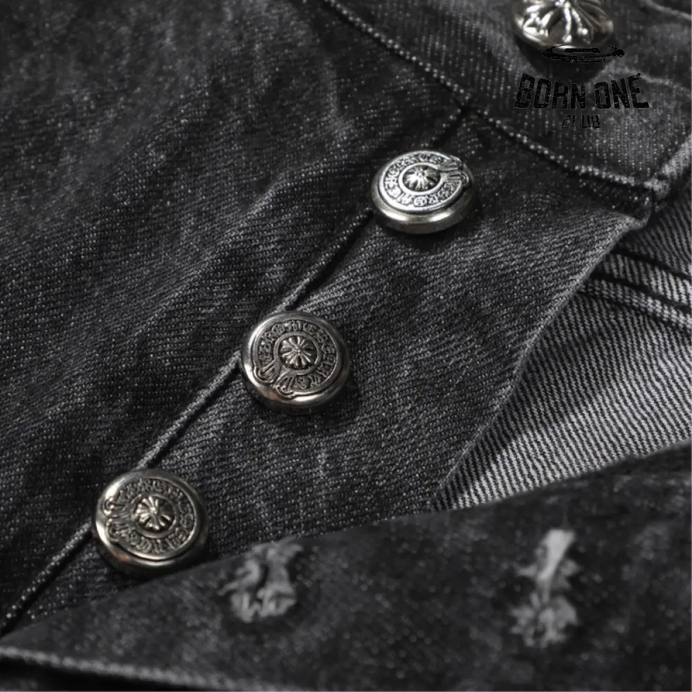 Chrome Hearts Calça Jeans
